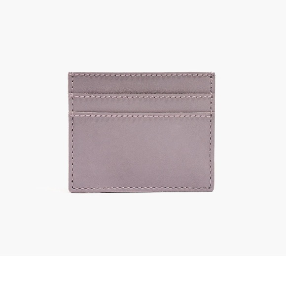 Madewell Handbags - Madewell The Leather Card Case in Violet Dusk